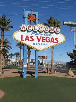 unser Firmenschild in Las Vegas